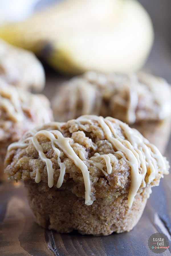 This Peanut Butter Banana Bran Muffin Recipe just may become your new favorite muffin! They are hearty and filling with the perfect peanut butter and banana flavor.