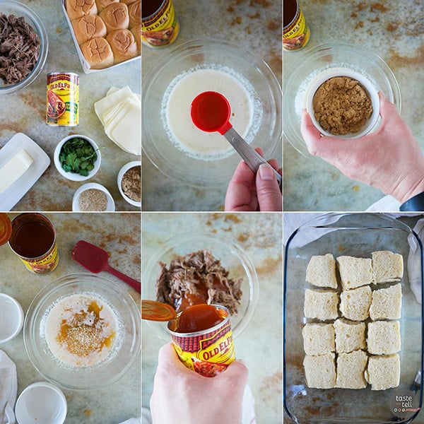 How to make Enchilada Beef Sliders.