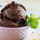Need something sweet to curb that chocolate craving? This Chocolate Mint Ice Cream is a perfect substitution when you need sweet but not the calories. Made with frozen bananas, it’s a treat you can feel good about eating!