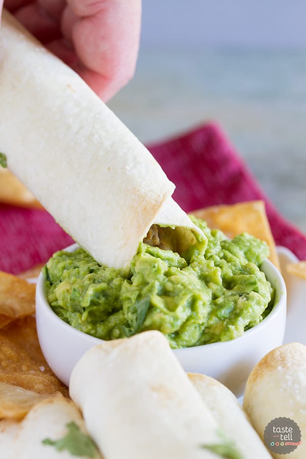 Forget the frying - these Mexican Shredded Beef Baked Taquitos are crisp and flavorful without the added calories. They freeze well, too!