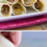 Forget the frying - these Mexican Shredded Beef Baked Taquitos are crisp and flavorful without the added calories. They freeze well, too!