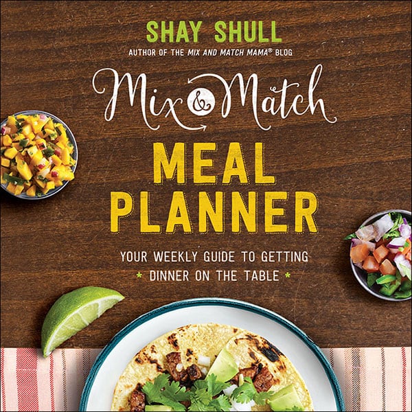 A review of Mix and Match Meal Planner plus a recipe for Greek Tacos.