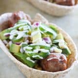 Load it up! These Tex-Mex Bratwurst Boats are filled will all kinds of goodness and are easy to eat because they are served up in a tortilla boat instead of on a bun!