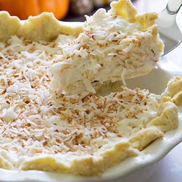 This Creamy Coconut Pie needs to become a classic - such a great holiday dessert!!
