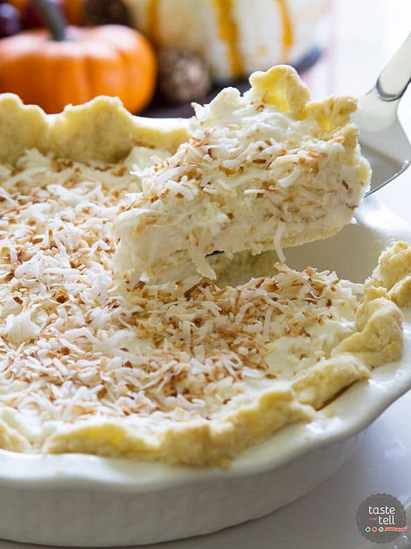 This Creamy Coconut Pie needs to become a classic - such a great holiday dessert!!