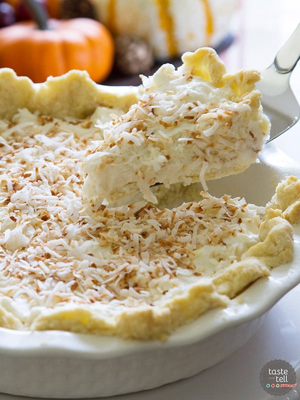 This Creamy Coconut Pie needs to become a classic - such a great holiday dessert!!