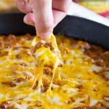 Turn a family friendly dinner idea into an appetizer that your friends won’t be able to get enough of! This Sloppy Joe Dip is cheesy and beefy and definitely crowd pleasing.