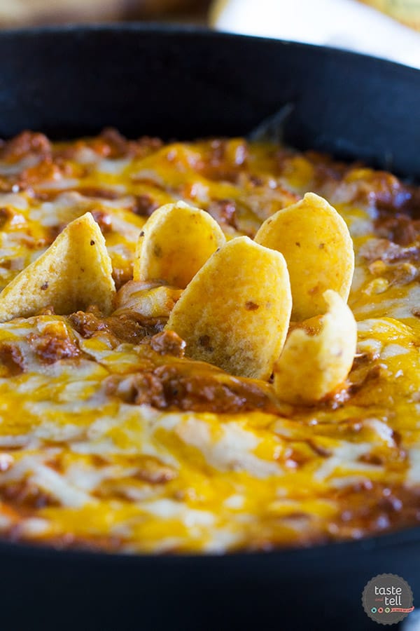 Turn a family friendly dinner idea into an appetizer that your friends won’t be able to get enough of! This Sloppy Joe Dip is cheesy and beefy and definitely crowd pleasing.