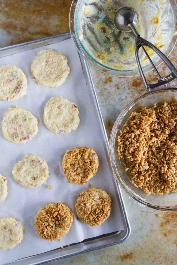  Perfect for a special holiday breakfast, these Crispy Onion Potato Pancakes are crispy on the outside with soft and creamy centers.