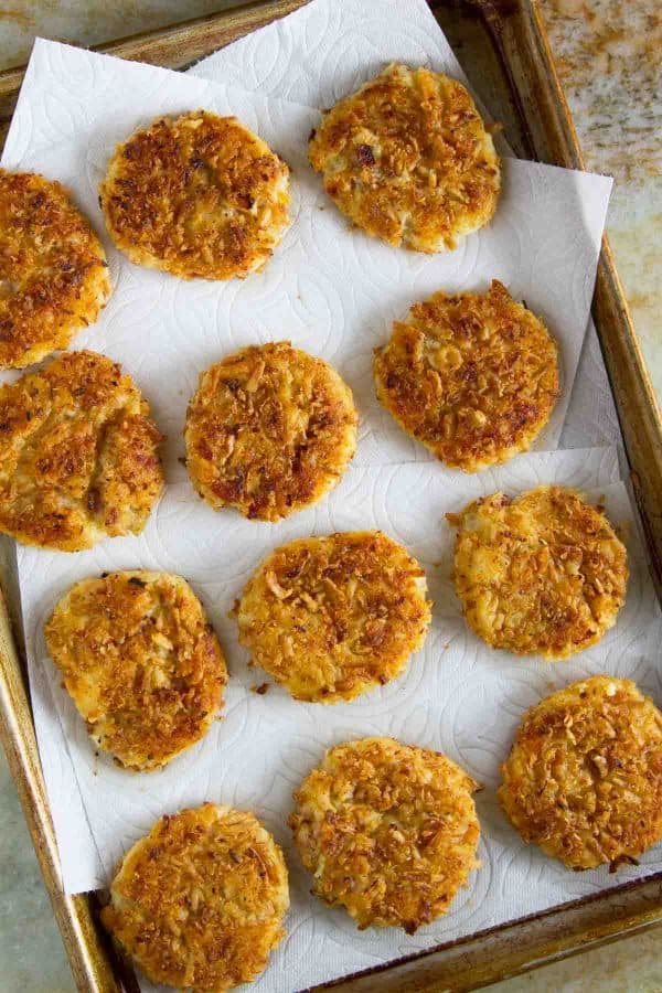  Perfect for a special holiday breakfast, these Crispy Onion Potato Pancakes are crispy on the outside with soft and creamy centers.