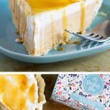 So easy, this White Chocolate Caramel No Bake Pumpkin Pie is ultra creamy with the perfect amount of pumpkin flavor. This is a great way to change up your pumpkin pie!