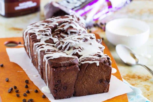 Loaded with layers and layers of chocolate and sugar, this Chocolate Pull Apart bread is as show-stopping as it is good!