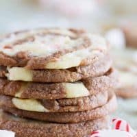 With spirals of chocolate and peppermint dough, these “Kiss Me” Chocolate Peppermint Pinwheel Cookies are fun and minty and the perfect ending to a date night at home.