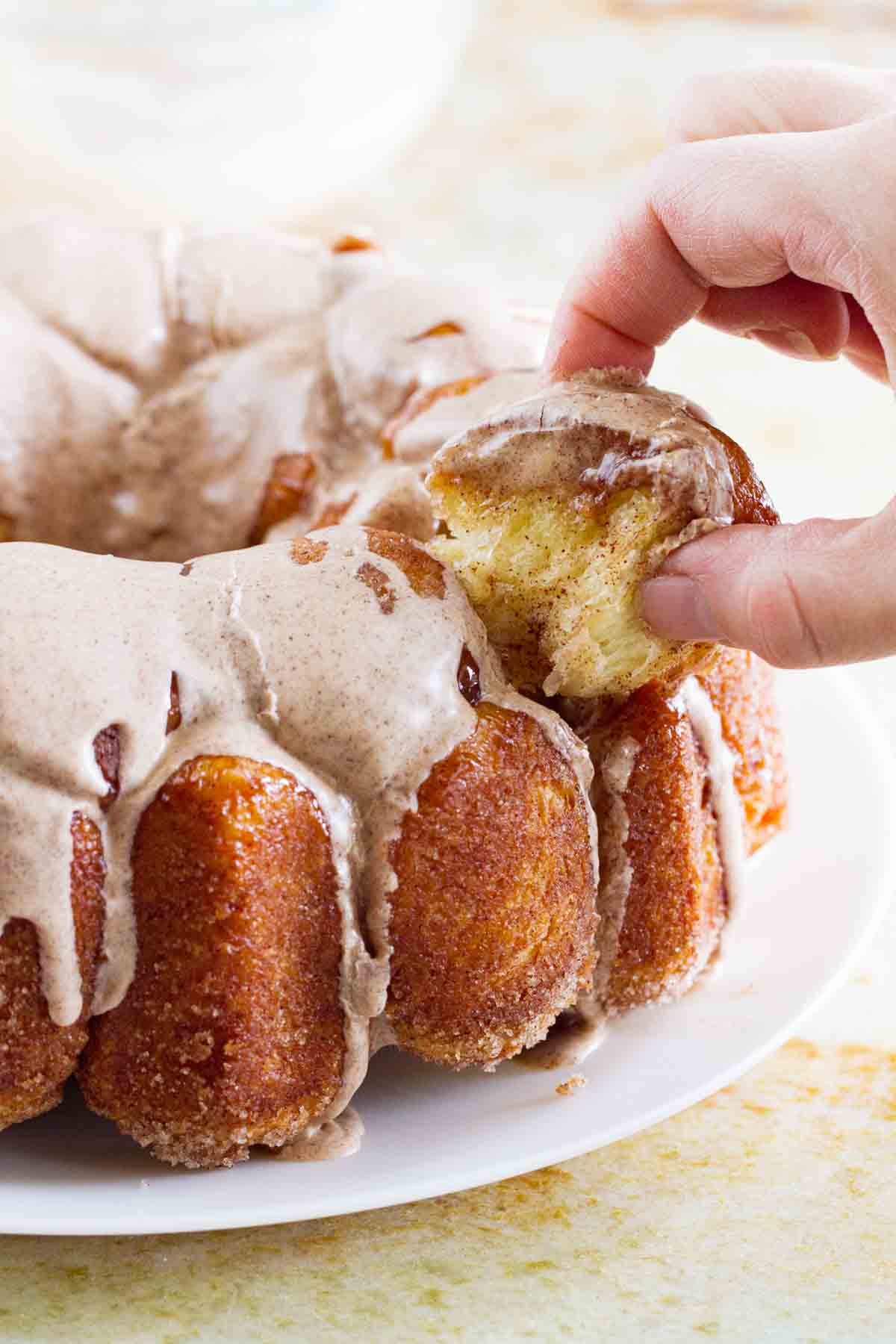 Gooey Pull-Apart Monkey Bread From Scratch - Brown Eyed Baker