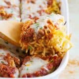 Love lasagna, but love the ease of spaghetti even more? You’ll go crazy for this Spaghetti Lasagna - the perfect comfort food for a cold night!