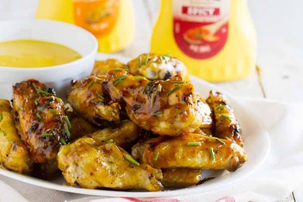 A little bit sweet, a little bit spicy – these Maple Mustard Grilled Chicken Wings will be the star of your backyard bbq!