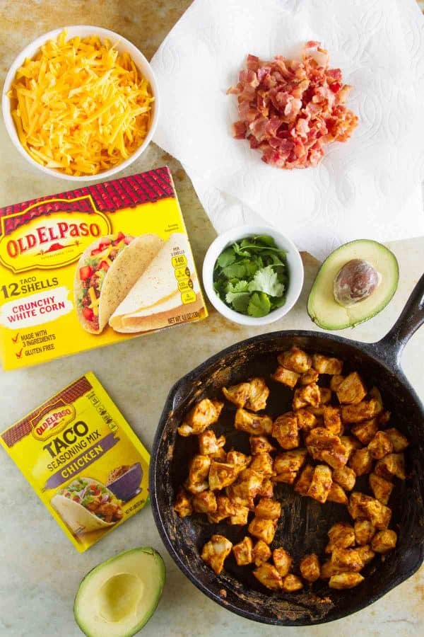 It’s better with bacon - especially when it’s taco night! These Chicken Bacon Avocado Tacos are perfect for Taco Tuesday!