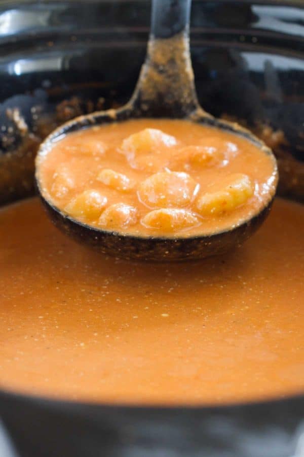 This Creamy Slow Cooker Tomato Soup only takes minutes to prepare and is perfect for a cold night. Keep this recipe on hand for busy nights when you only have a few minutes to prep dinner. 