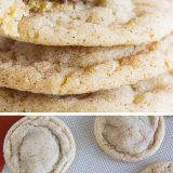 Peanut butter cookies get an upgrade with a chocolate center and a cinnamon sugar coating in these Peanut Butter Cinnamon Meltaway Cookies.