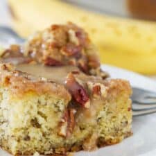 Banana Coffee Cake with Honey Glaze-image