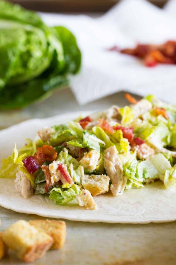 Wonderlijk Chicken Caesar Wraps - Taste and Tell QZ-07