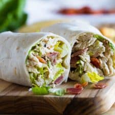 Chicken Caesar Wraps-image