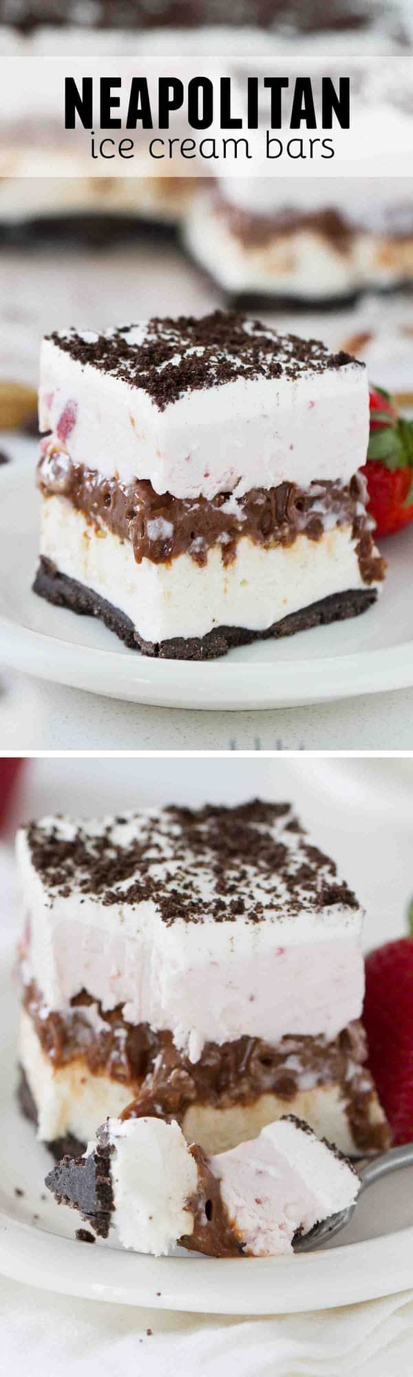 Neapolitan Ice Cream Bar Recipe Taste and Tell