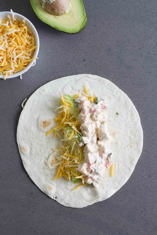 Tex-Mex Chicken Salad Wraps make an easy lunch or easy dinner!