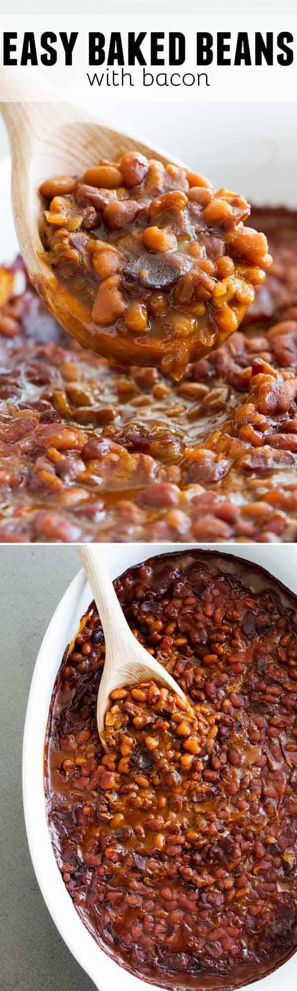 Easy Baked Beans with Bacon Taste and Tell