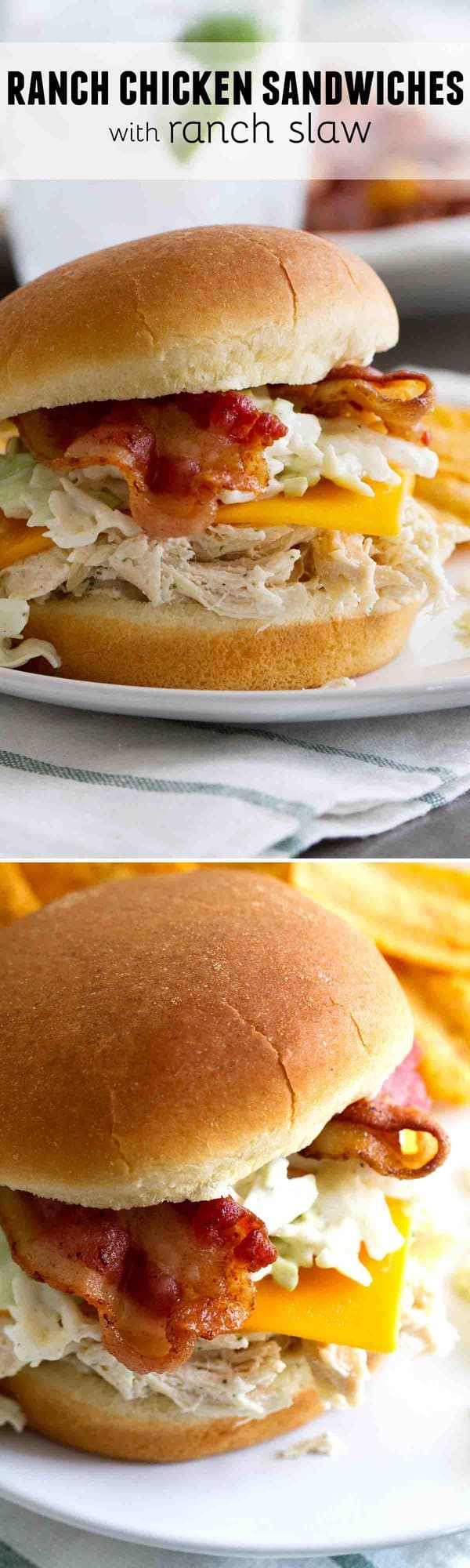 Ranch Chicken Sandwiches with Ranch Slaw Taste and Tell