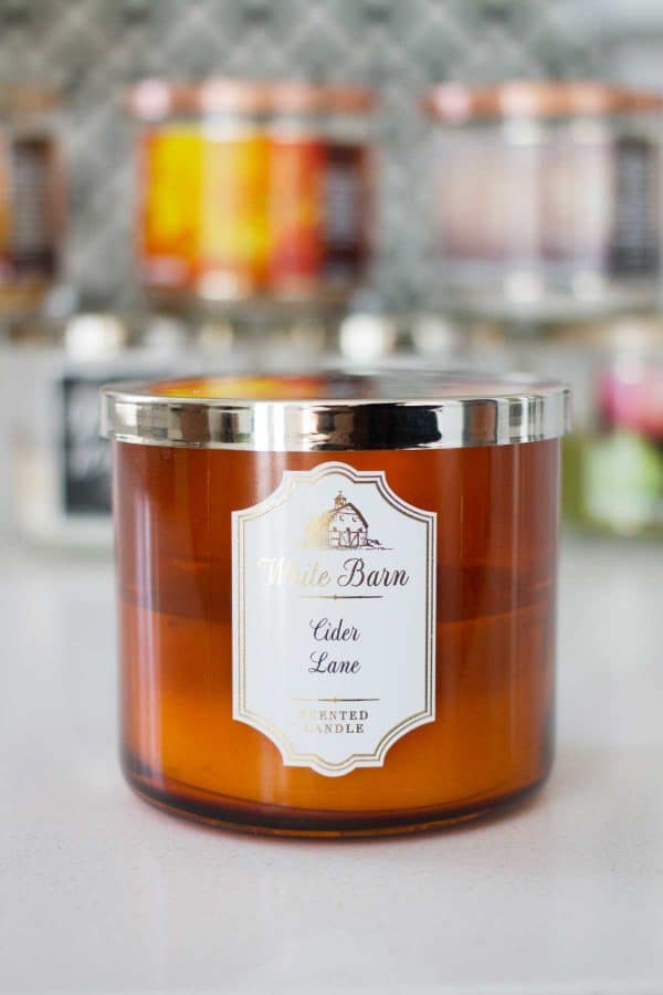 Dishing on my favorite fall candles from Bath and Body Works 2017 - Cider Lane