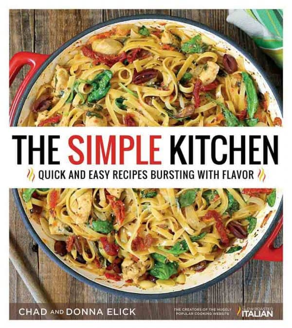 A review of The Simple Kitchen Cookbook and a recipe for Meatball Parmesan Skillet.