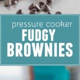It doesn’t get more fudgy and chocolatey than these Pressure Cooker Fudgy Brownies! These brownies are moist, dense and rich.