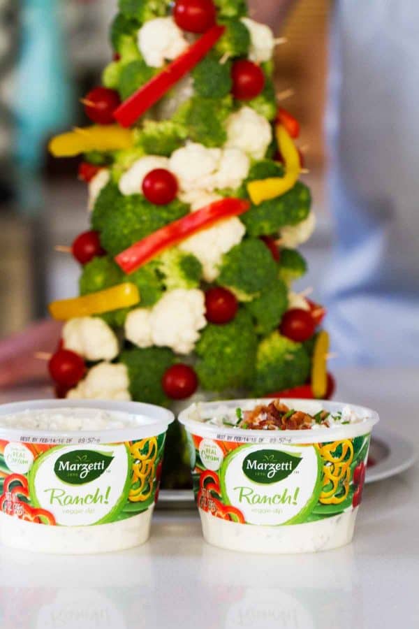 How to make Veggie Christmas Trees - the perfect holiday centerpiece or holiday fun family activity!