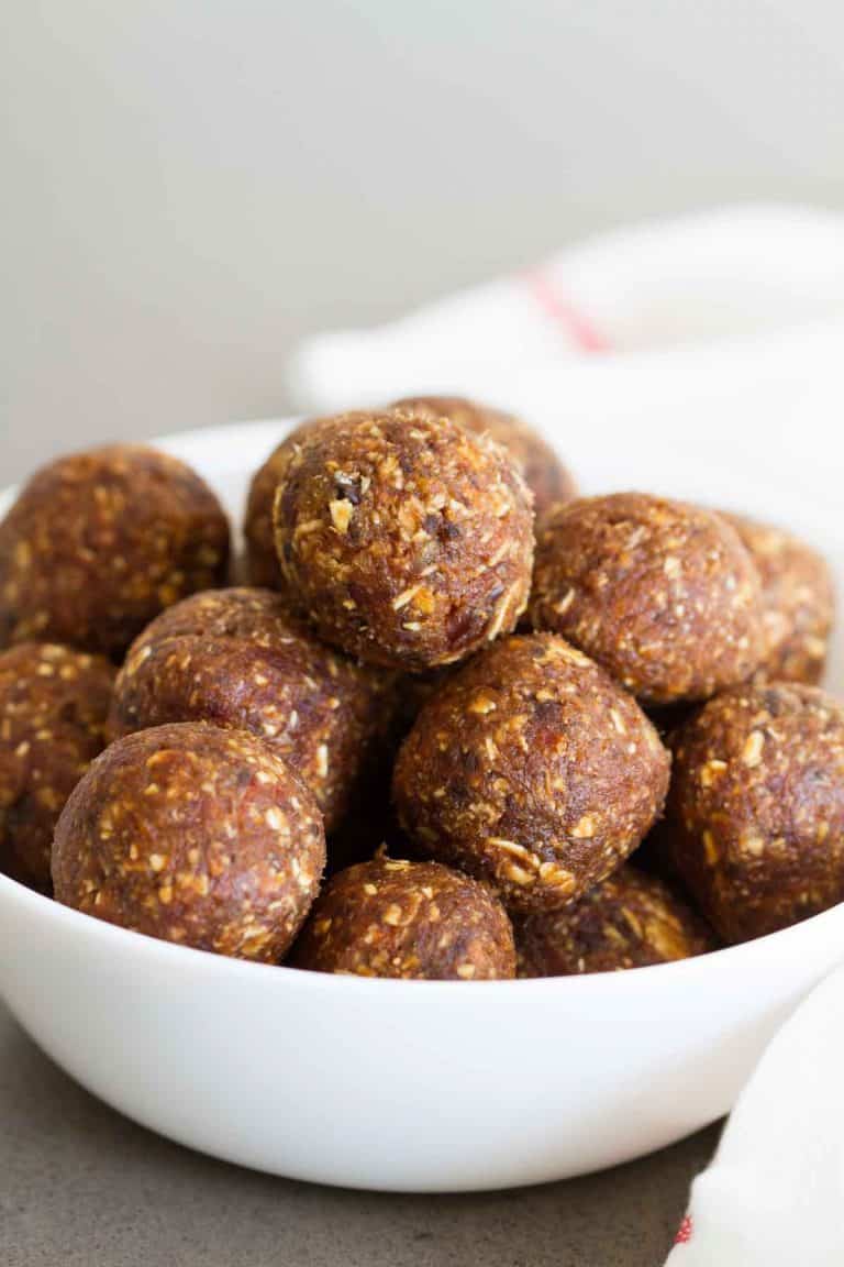 Peanut Butter Chocolate Energy Balls - Taste and Tell