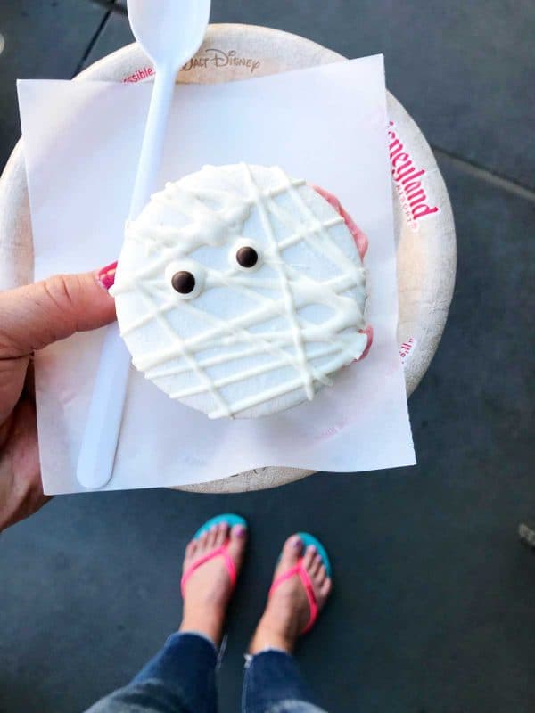 Macaron Ice Cream Sandwich from Schmoozies in California Adventure at Disneyland