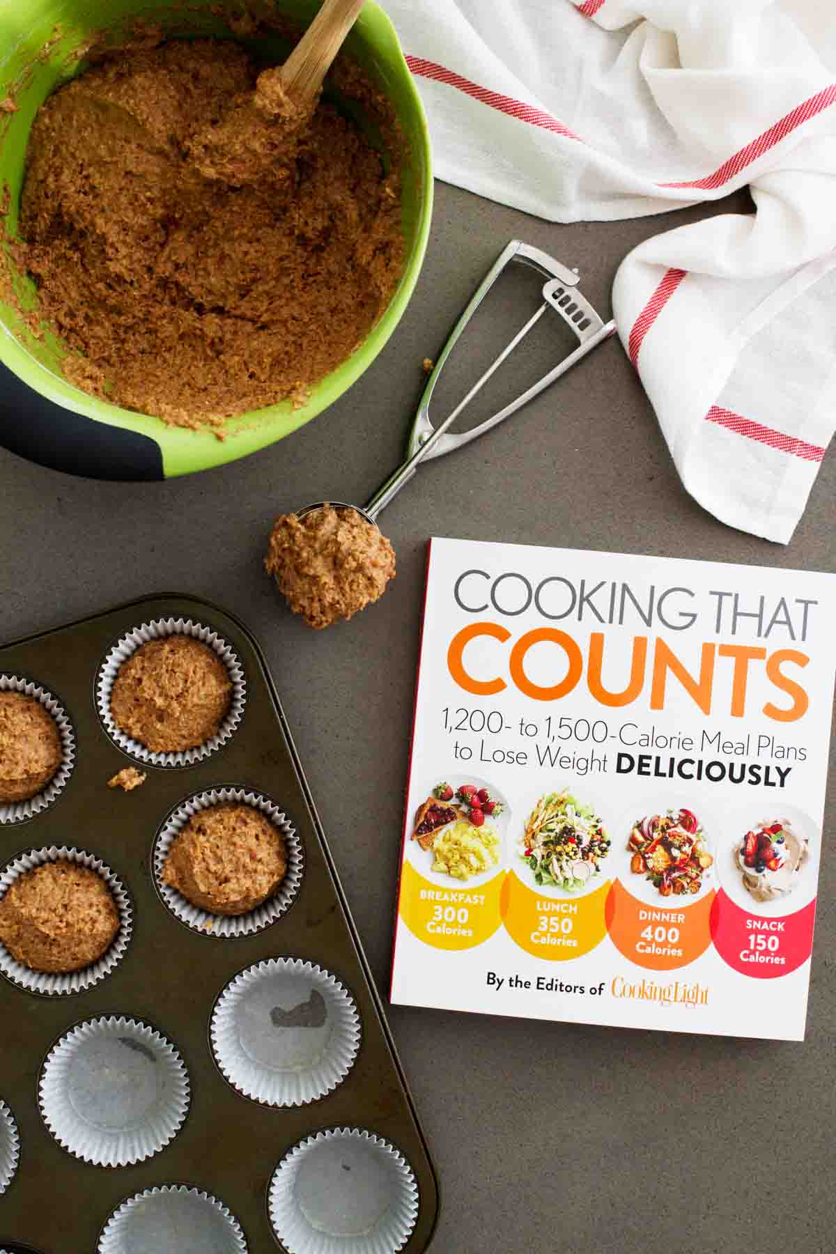 Cooking That Counts cookbook plus Whole Wheat Bran Muffins