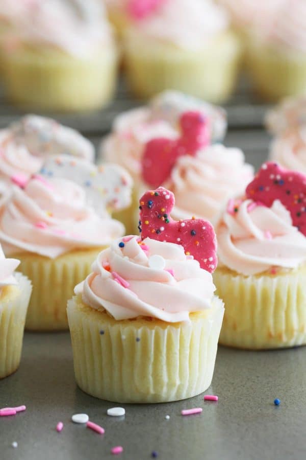 Birthday cupcakes - Circus Animal Cookie Cupcakes