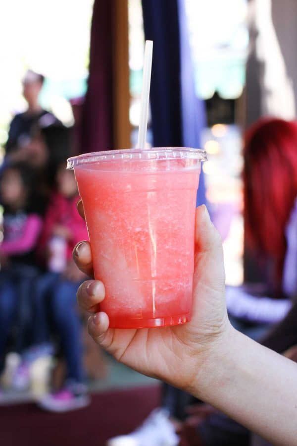 Red Rose Lemonade Freeze from Maurice's Treats - Disneyland