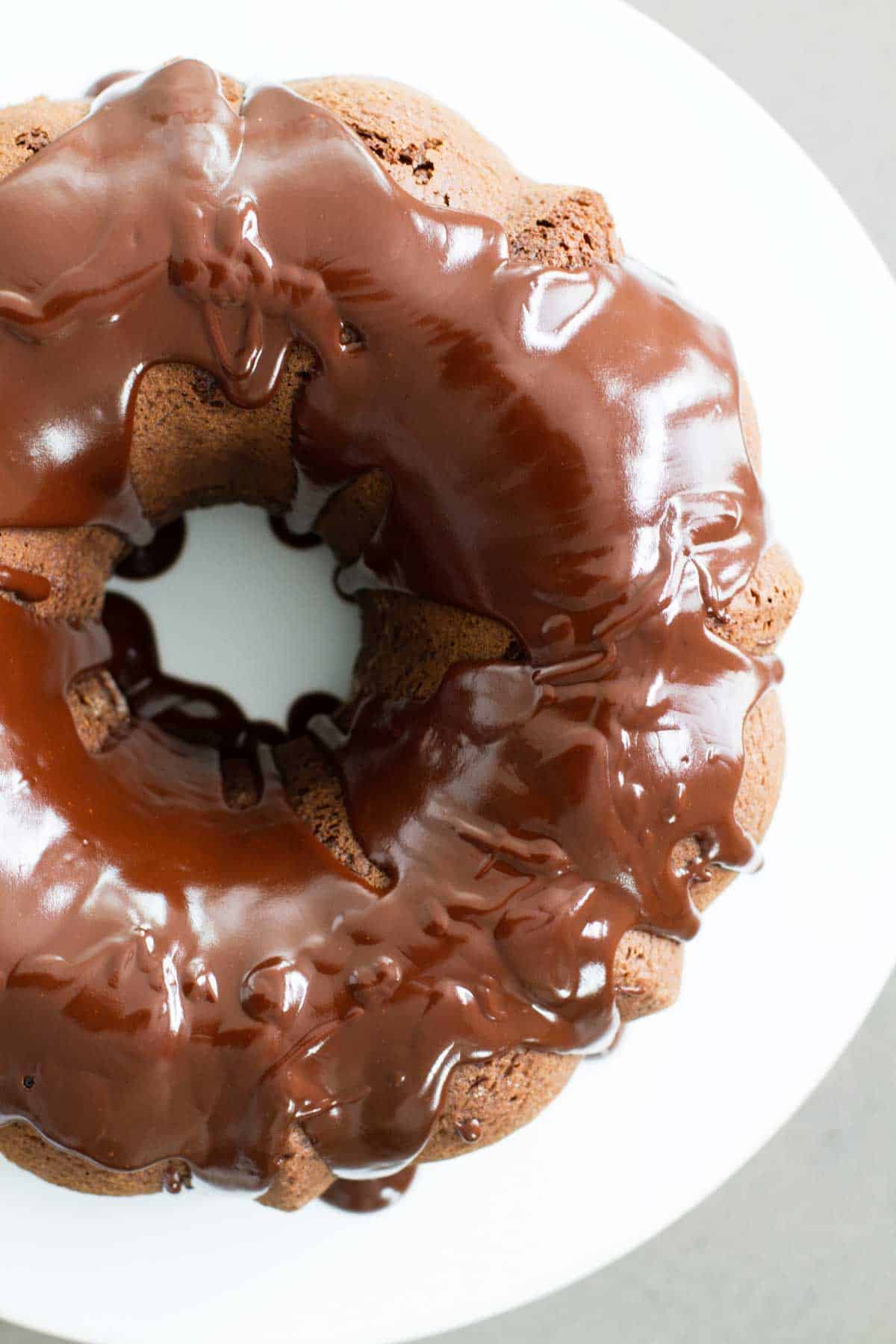 double chocolate bundt cake