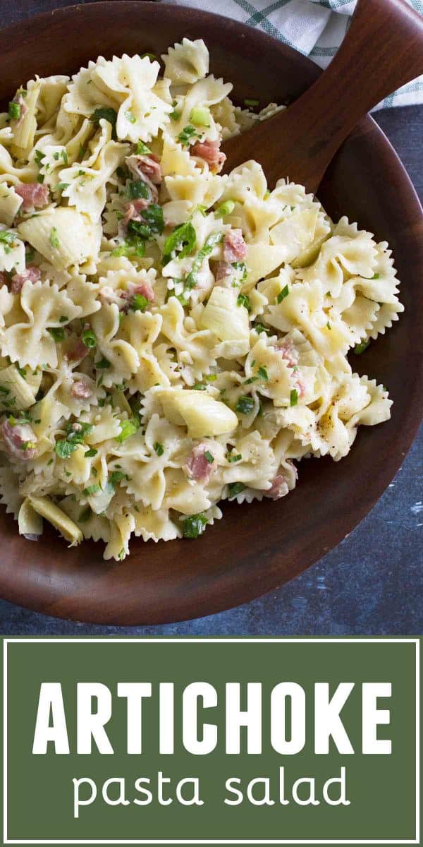Artichoke Pasta Salad - Taste and Tell