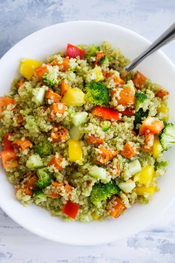 Quinoa and Roasted Sweet Potato Salad