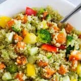 How to make Quinoa and Roasted Sweet Potato Salad