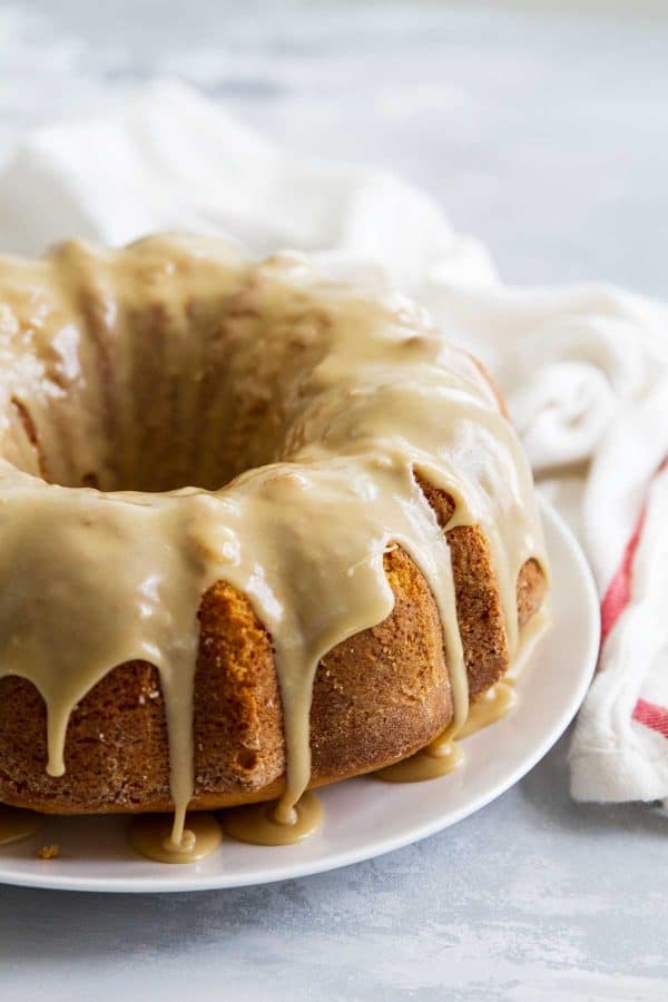 How to make Buttermilk Pound Cake with Caramel Icing