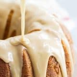How to make Buttermilk Pound Cake with Caramel Icing