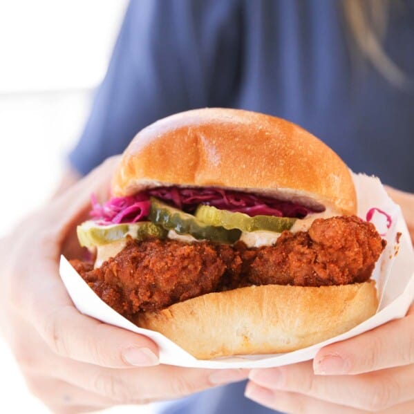 Hot Chicken Sandwich from Pretty Bird