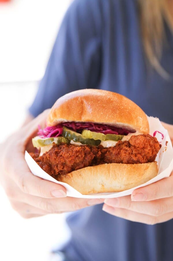 Hot Chicken Sandwich from Pretty Bird