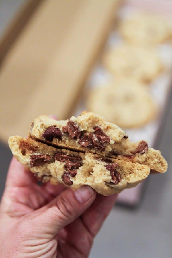 Hot Chocolate Chip Cookie from Crumbl