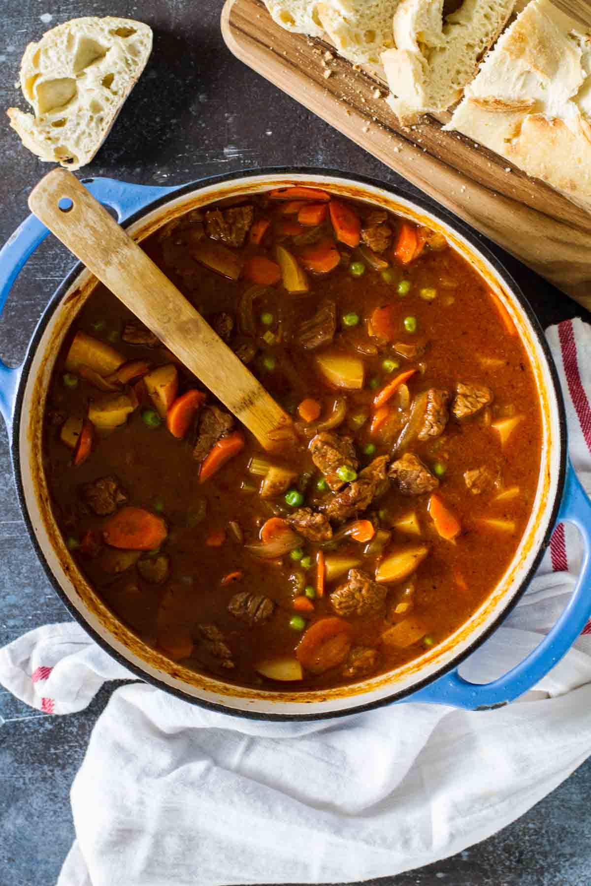 Beef Stew in a Pot