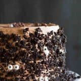 The best Dark Chocolate Cake with Nutella Buttercream